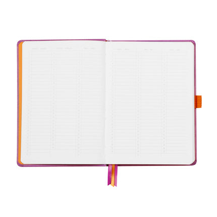 Rhodia - Goalbook A5 Hard Cover - Dot Grid - Lilac - Wit Papier-Notitieboek-DutchMills