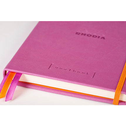 Rhodia - Goalbook A5 Hard Cover - Dot Grid - Lilac - Wit Papier-Notitieboek-DutchMills
