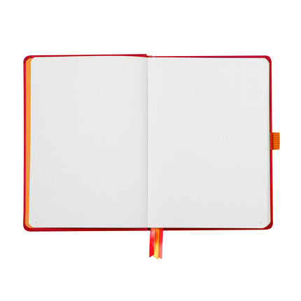 Rhodia - Goalbook A5 Hard Cover - Dot Grid - Poppy - Wit Papier-Notitieboek-DutchMills