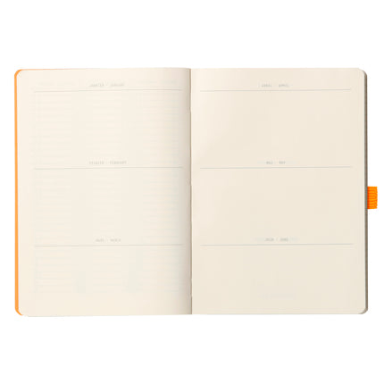 Rhodia - Goalbook A5 Soft Cover - Dot Grid - Céladon - Ivoor Papier-Notitieboek-DutchMills