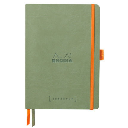 Rhodia - Goalbook A5 Soft Cover - Dot Grid - Céladon - Ivoor Papier-Notitieboek-DutchMills