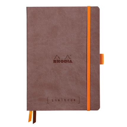 Rhodia - Goalbook A5 Soft Cover - Dot Grid - Chocolate-Notitieboek-DutchMills