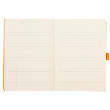 Rhodia - Goalbook A5 Soft Cover - Dot Grid - Lie de Vin - Ivoor Papier-Notitieboek-DutchMills