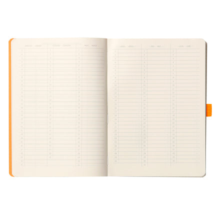 Rhodia - Goalbook A5 Soft Cover - Dot Grid - Nacarat - Ivoor Papier-Notitieboek-DutchMills