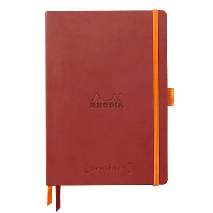 Rhodia - Goalbook A5 Soft Cover - Dot Grid - Nacarat - Ivoor Papier-Notitieboek-DutchMills