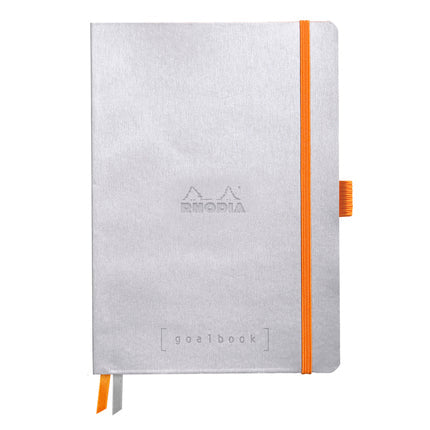 Rhodia - Goalbook A5 Soft Cover - Dot Grid - Silver-Notitieboek-DutchMills