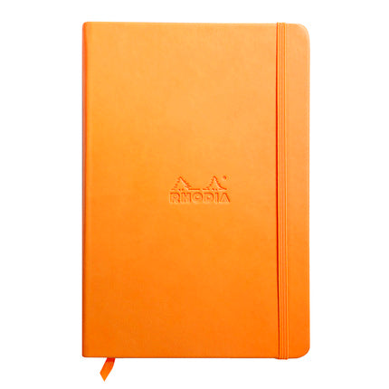 Rhodia - Notebook A5 Hard Cover - Lined - Orange-Notitieboek-DutchMills