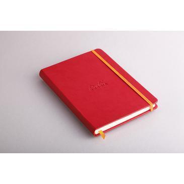 Rhodia - Notebook Hardcover A5- Lijntjes - Klaproosrood-DutchMills