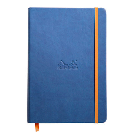 Rhodia - Notebook A5 Hard Cover - Lined - Sapphire Blue-Notitieboek-DutchMills