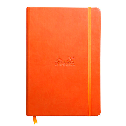 Rhodia - Notebook A5 Hard Cover - Lined - Tangerine-Notitieboek-DutchMills