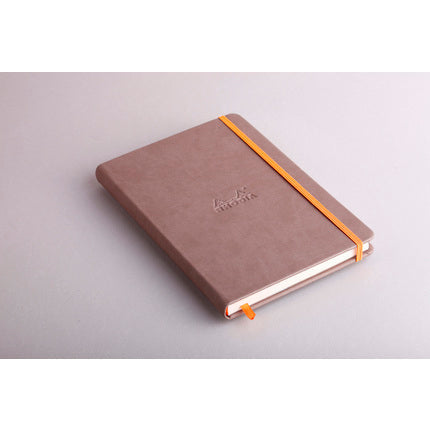 Rhodia - Notebook A5 Hard Cover - Lined - Taupe-Notitieboek-DutchMills