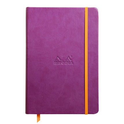 Rhodia - Notebook A5 Hard Cover - Lined - Violet-Notitieboek-DutchMills