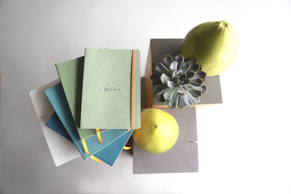 Rhodia - Notebook A5 Soft Cover - Gelinieerd - Céladon-Notitieboek-DutchMills