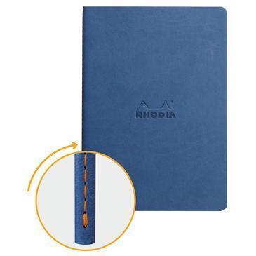Rhodia - Notebook Softcover 64 pagina's - Lijntjes - Sapphire-DutchMills