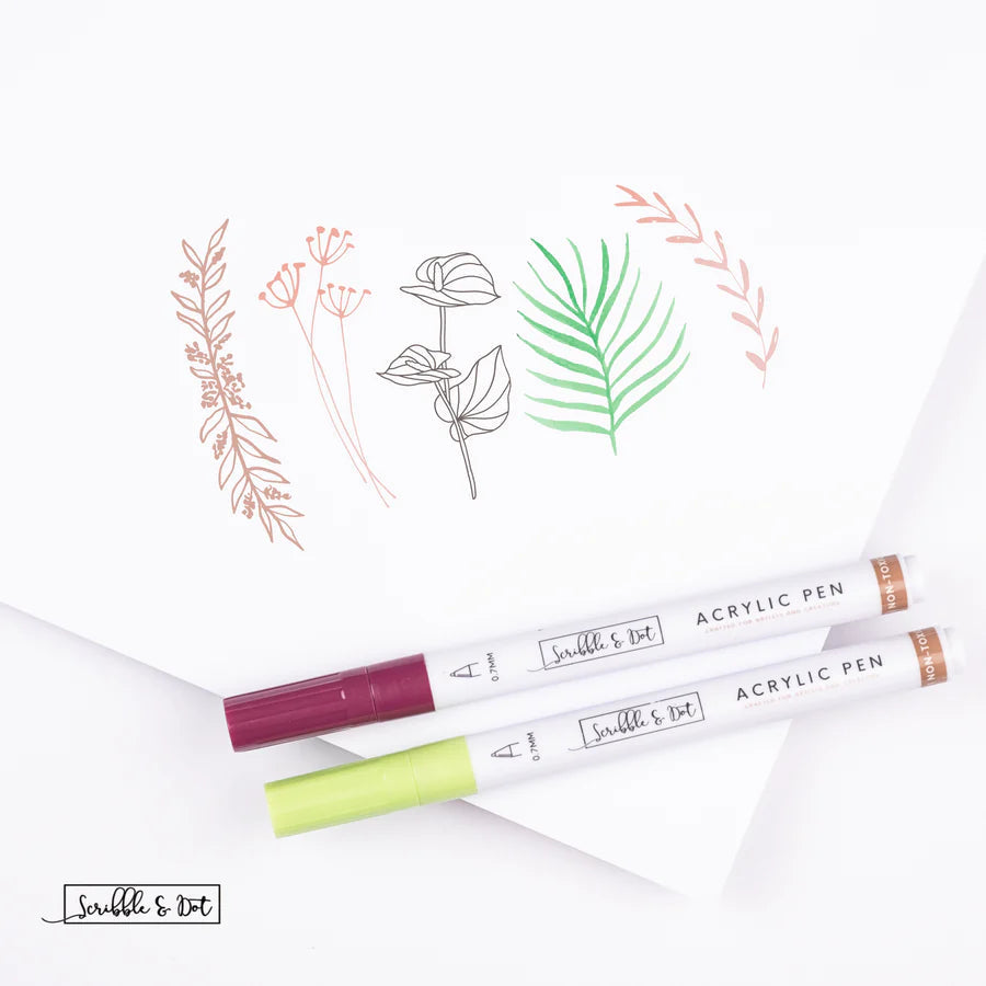 Scribble & Dot - Acryl Marker Pens-Stift-DutchMills