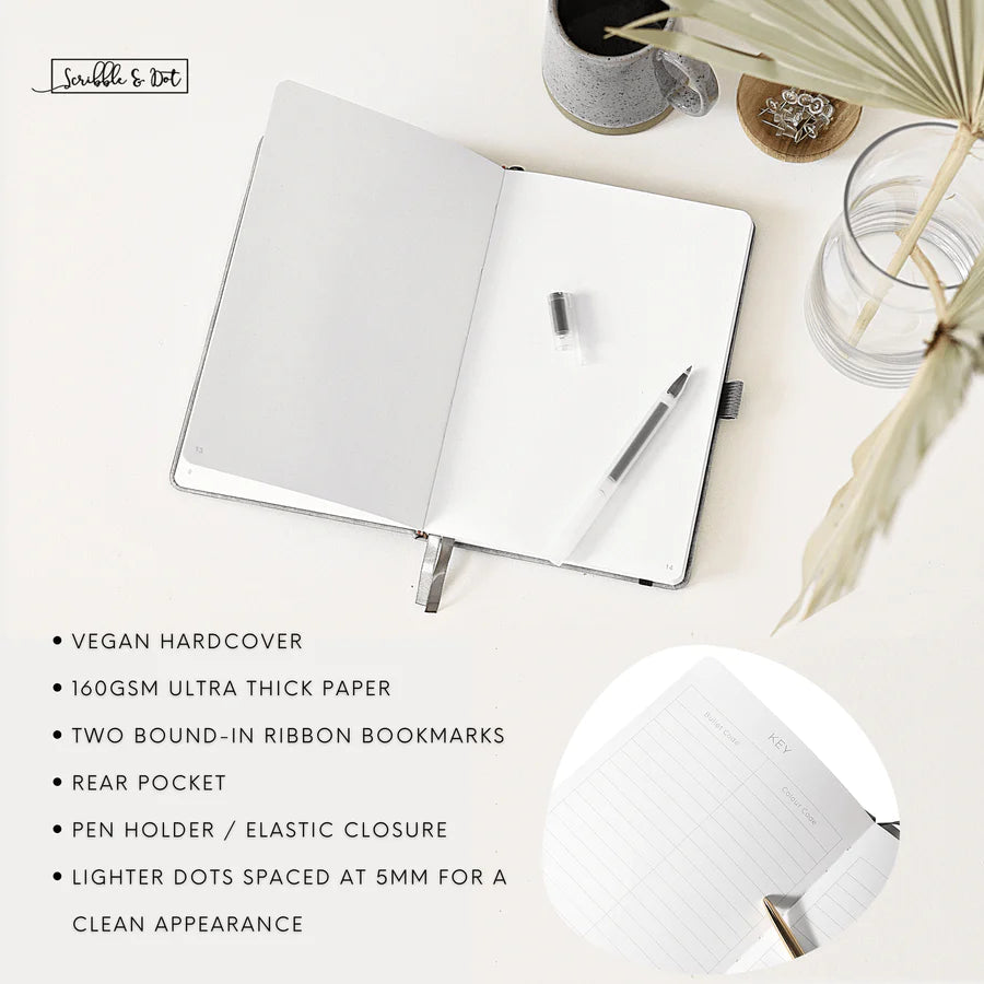 Scribble & Dot - Bullet Journal A5 - Sloth-Notitieboek-DutchMills