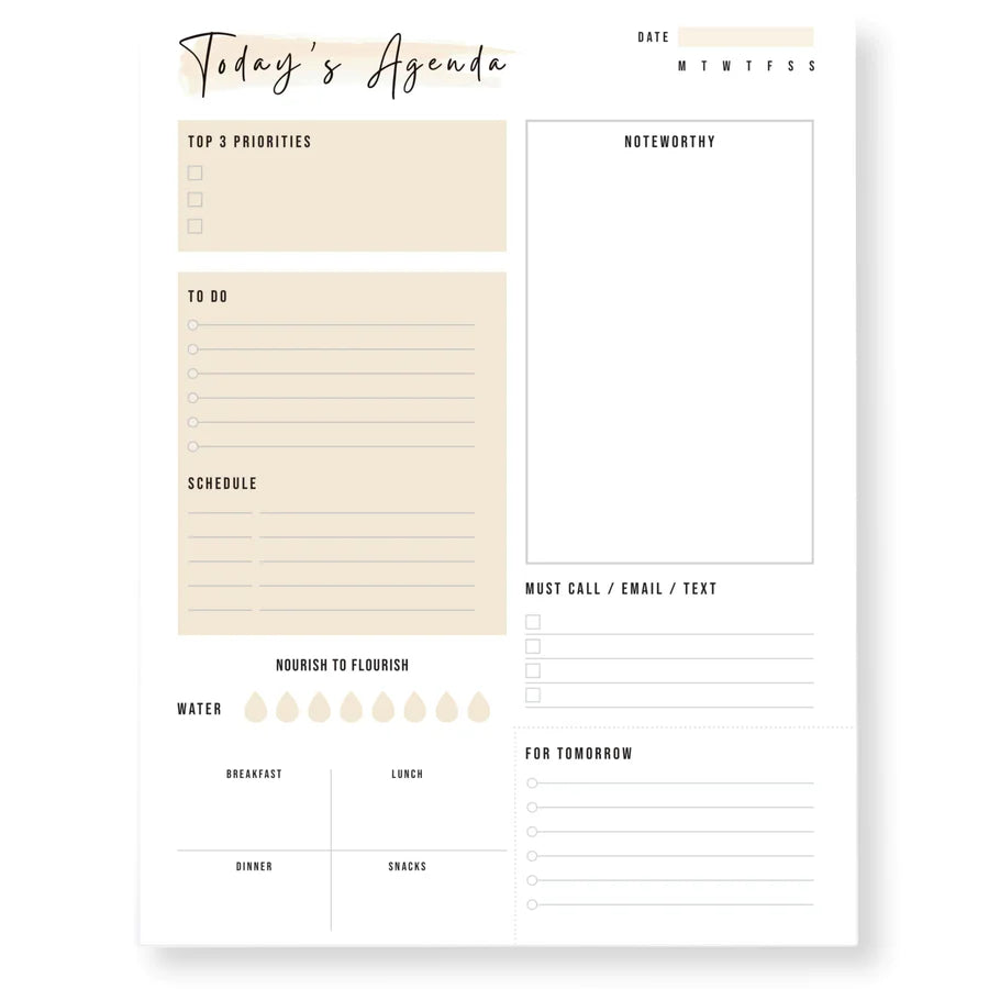 Scribble & Dot - Daily Planner Pad-Planner-DutchMills