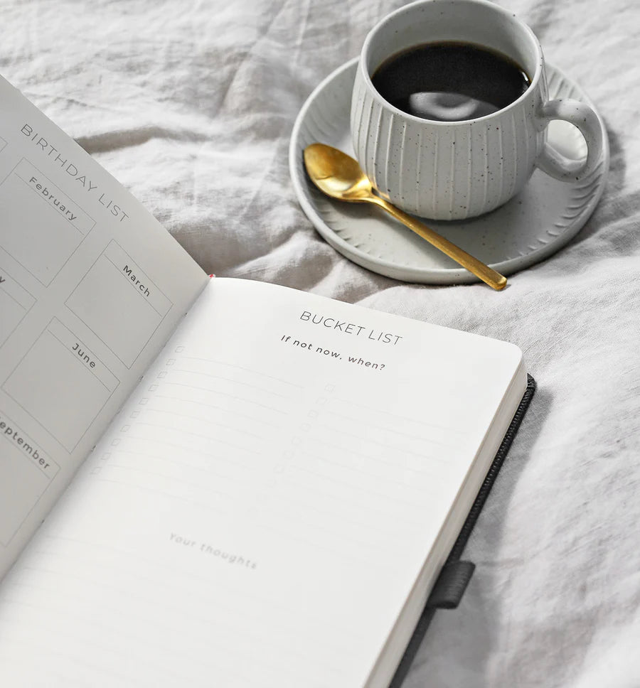 Scribble & Dot - Undated Planner A5 - Gold Bee-Planner-DutchMills