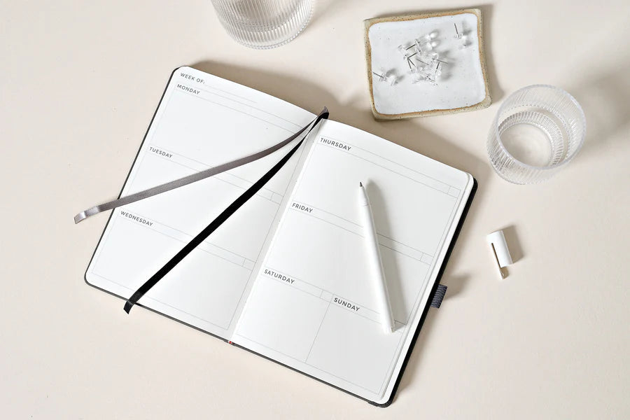 Scribble & Dot - Undated Planner A5 - Mist Grey-Planner-DutchMills