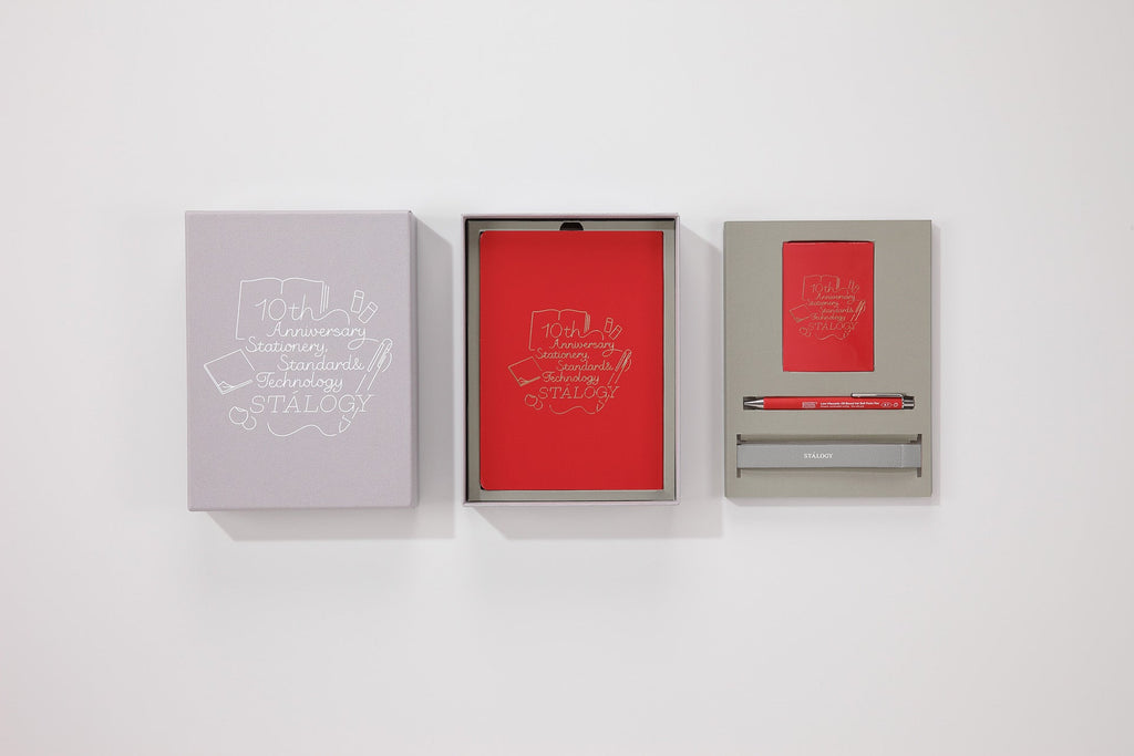 Stalogy - Anniversary 10th Set - Red-Notitieboek-DutchMills