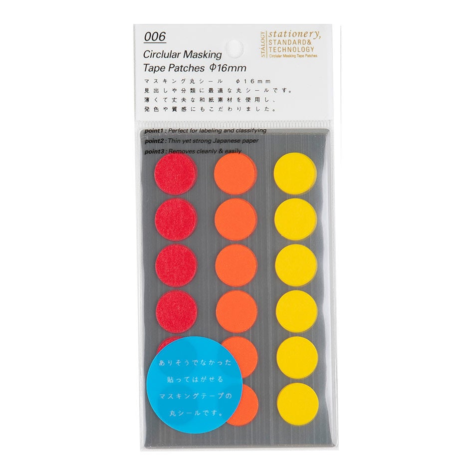Stalogy - Masking Dots, Shuffle Fine (16mm)-Sticker-DutchMills