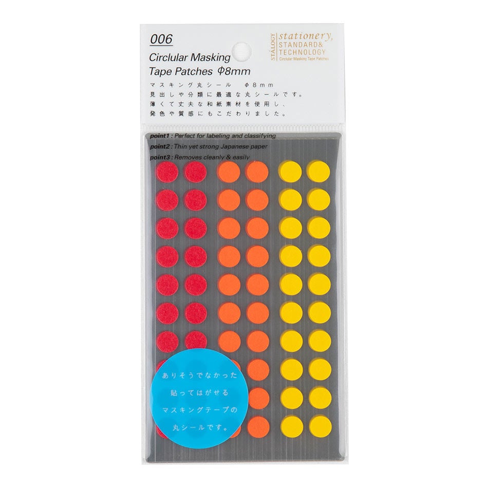 Stalogy - Masking Dots, Shuffle Fine (8mm)-Sticker-DutchMills
