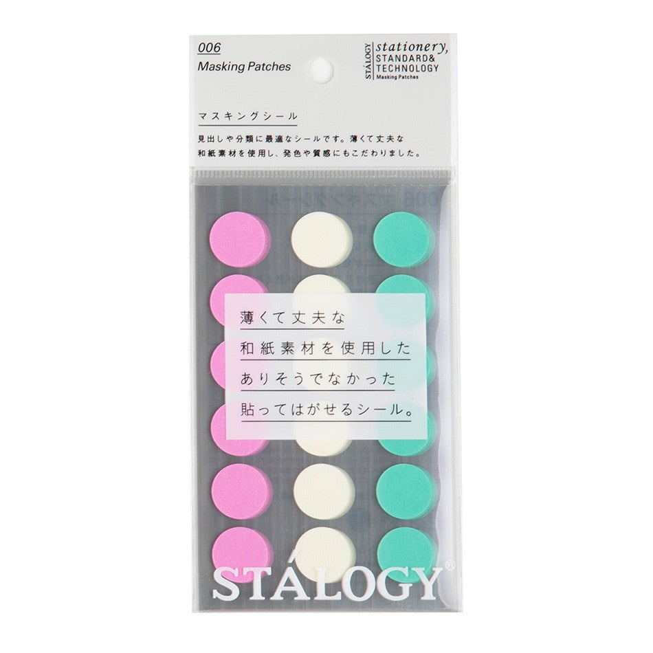 Stalogy - Masking Dots, Shuffle Ice Cream (16mm)-Sticker-DutchMills