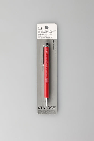 Stalogy - Water-Based Gel Ink Ball Point Pen - Red-Notitieboek-DutchMills