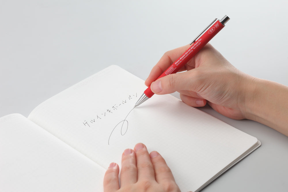 Stalogy - Water-Based Gel Ink Ball Point Pen - Red-Notitieboek-DutchMills