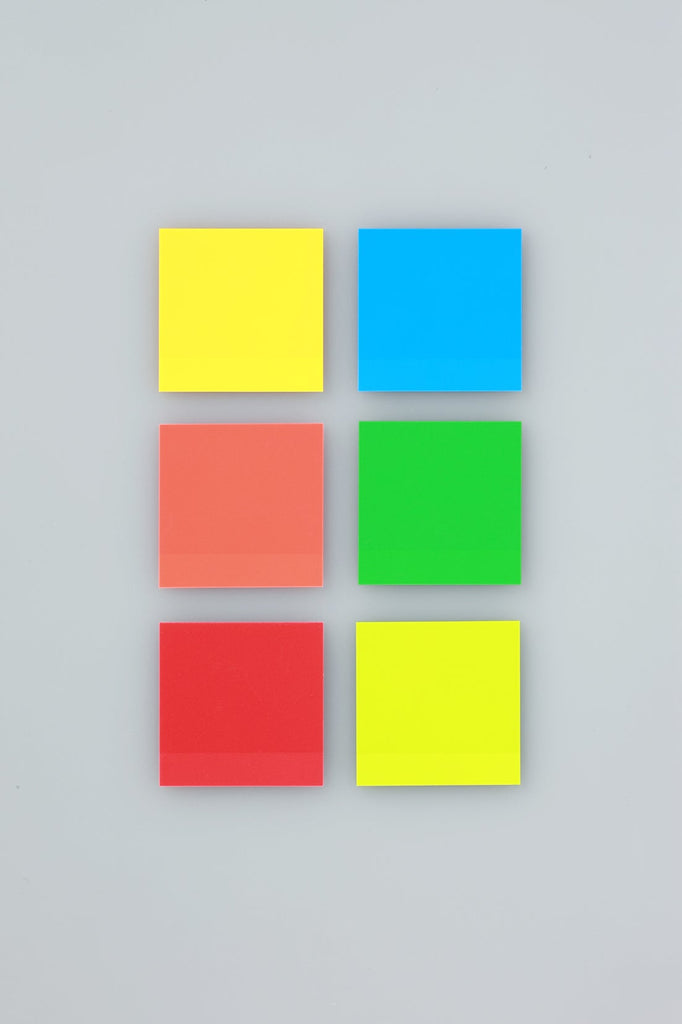Stalogy - Writable Sticky Notes - 50 x 50 mm, Set B (Lime, Green, Blue)-Sticky Notes-DutchMills