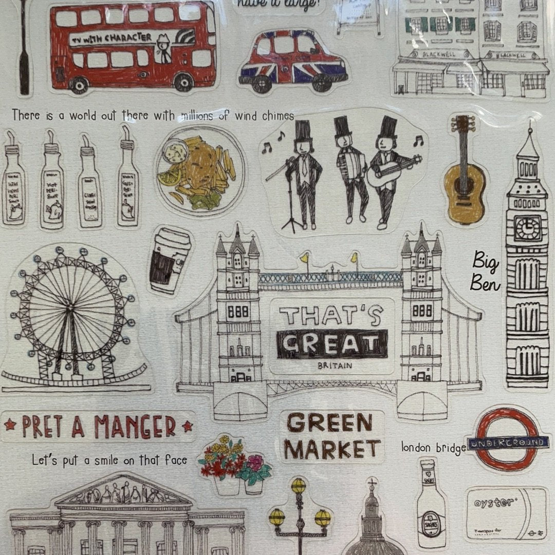 Suatelier - Days in London - Stickers-Sticker-DutchMills