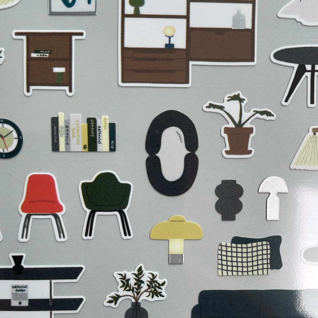 Suatelier - Mid-Century Modern - Stickers