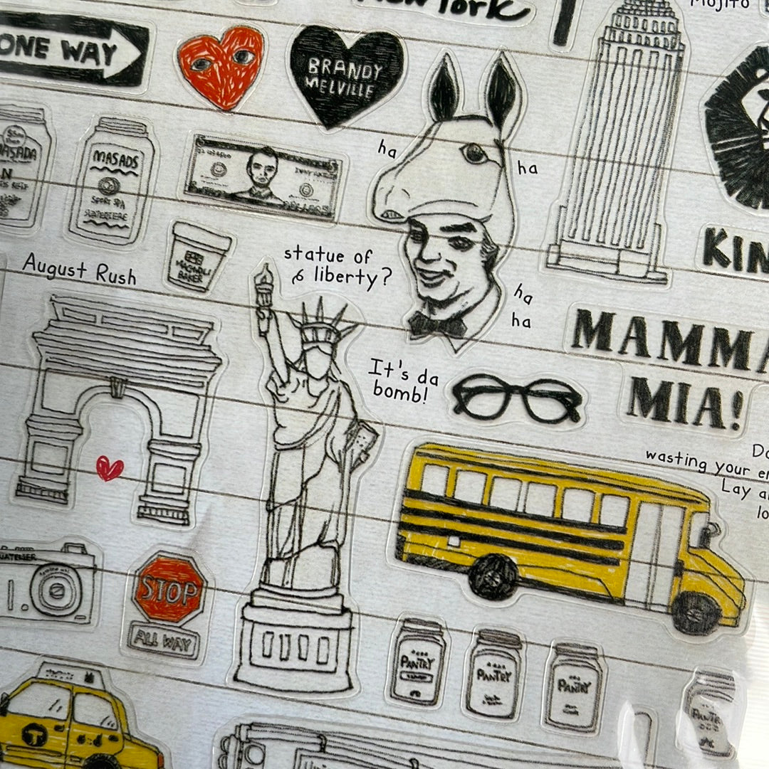 Suatelier - New York Diary - Stickers-Sticker-DutchMills