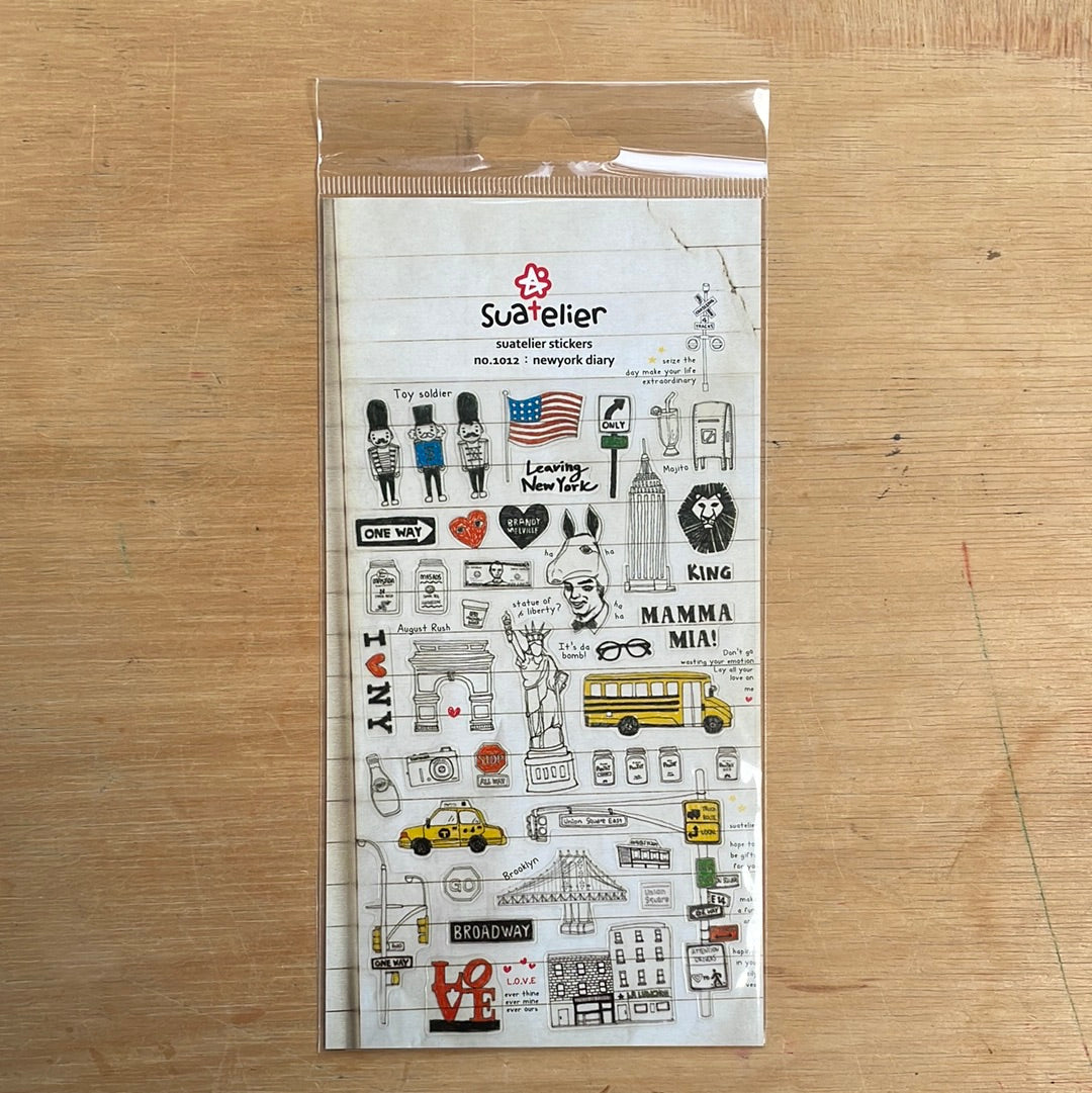 Suatelier - New York Diary - Stickers-Sticker-DutchMills