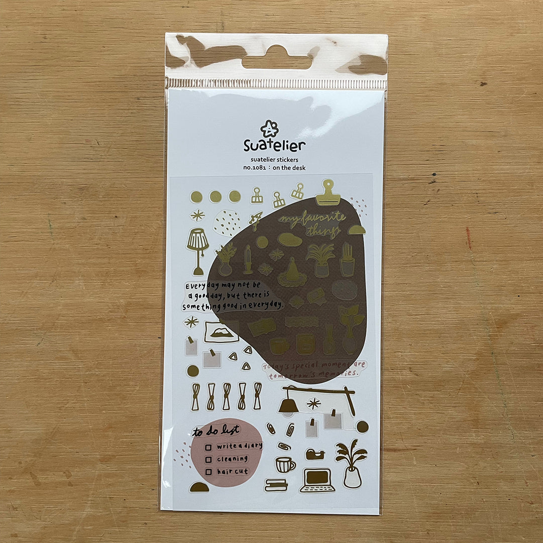 Suatelier - On The Desk - Stickers-Sticker-DutchMills
