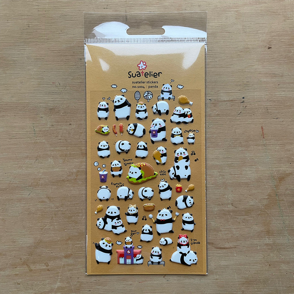 Suatelier - Panda - Stickers-Sticker-DutchMills