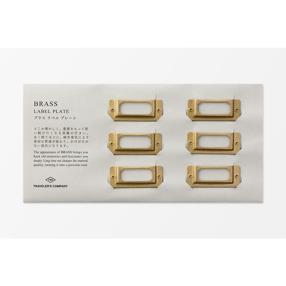 TRAVELER'S Company - Brass Label Plates-Lineaal-DutchMills