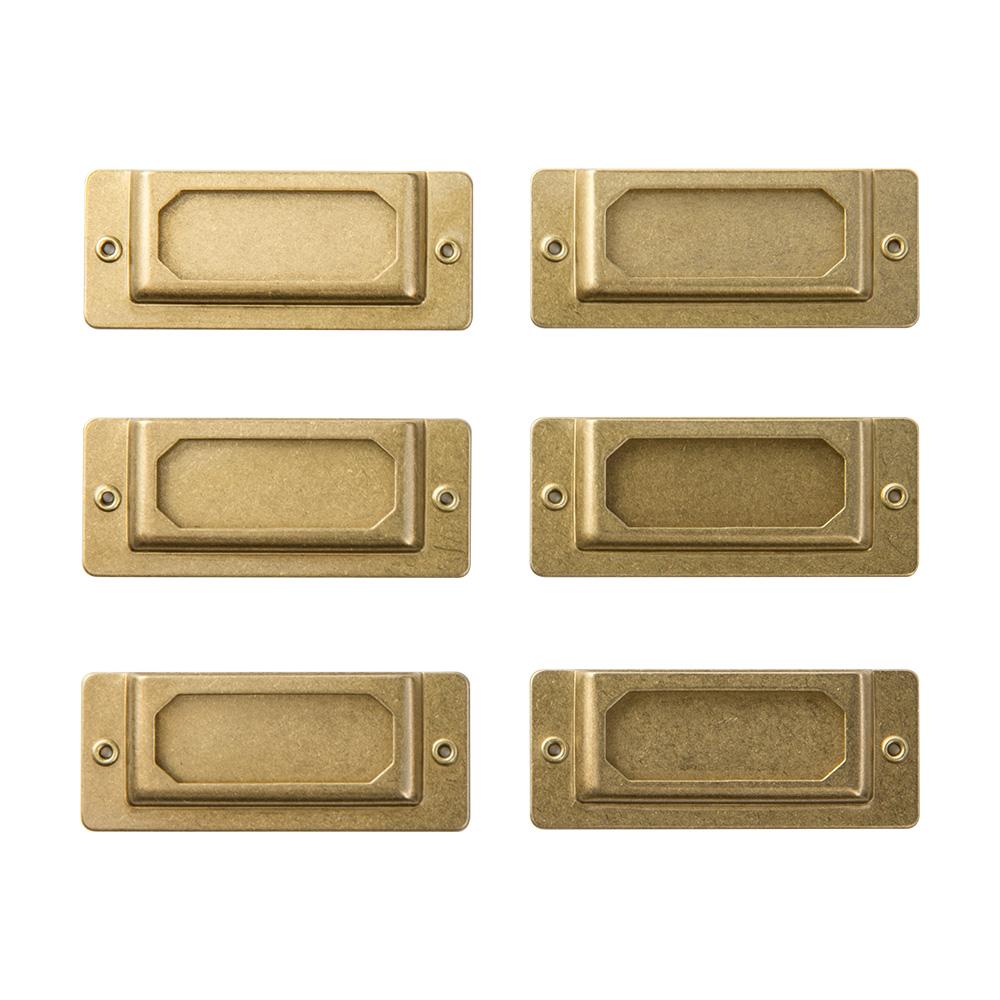 TRAVELER'S Company - Brass Label Plates-Lineaal-DutchMills