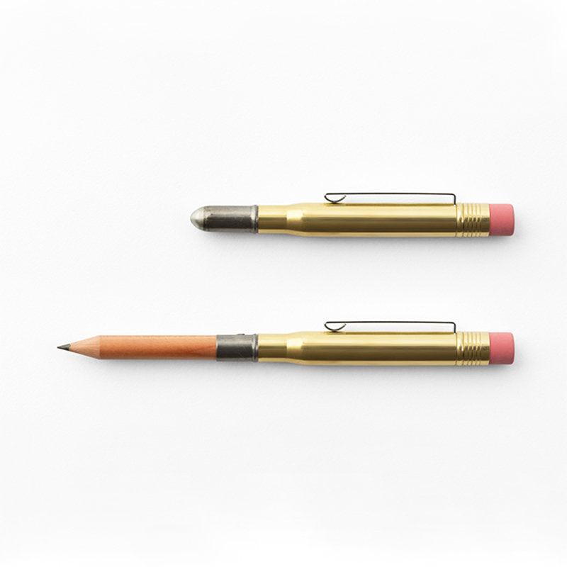 TRAVELER'S COMPANY - Brass Pencil Pen Solid Brass-Potlood-DutchMills