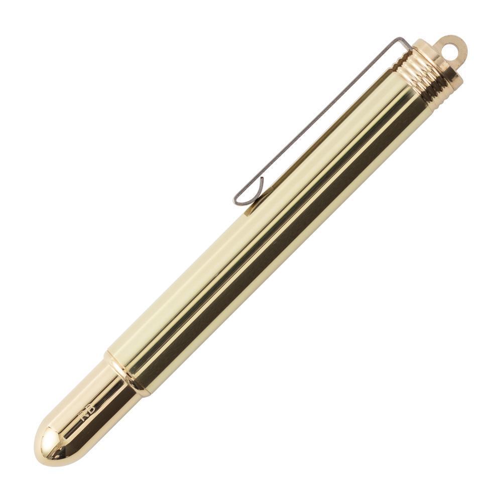 TRAVELER'S Company - Brass Rollerball Pen Solid Brass-Vulpen-DutchMills