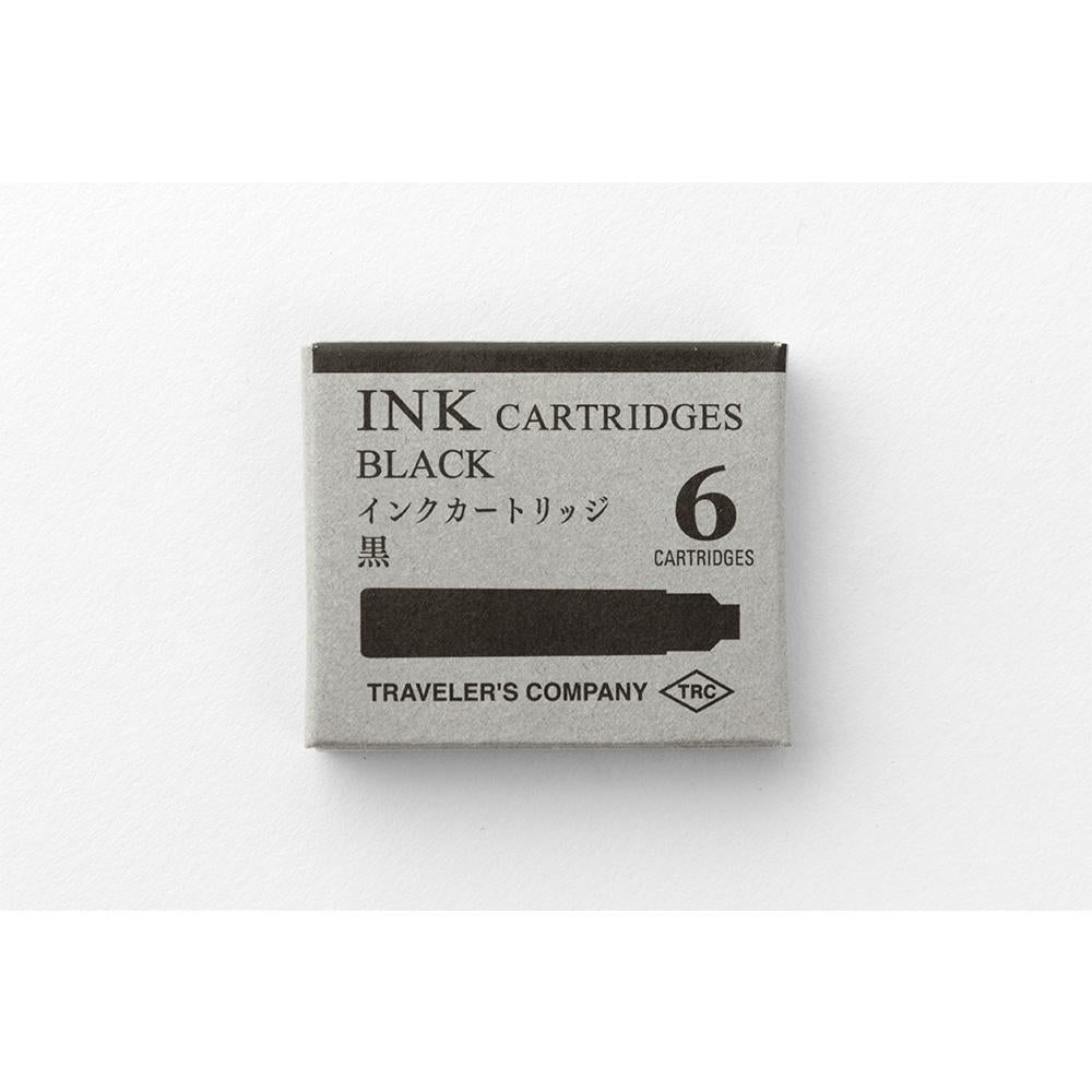 TRAVELER'S Company - Cartridge for Brass Fountain Pen (Black)-Inkt-DutchMills