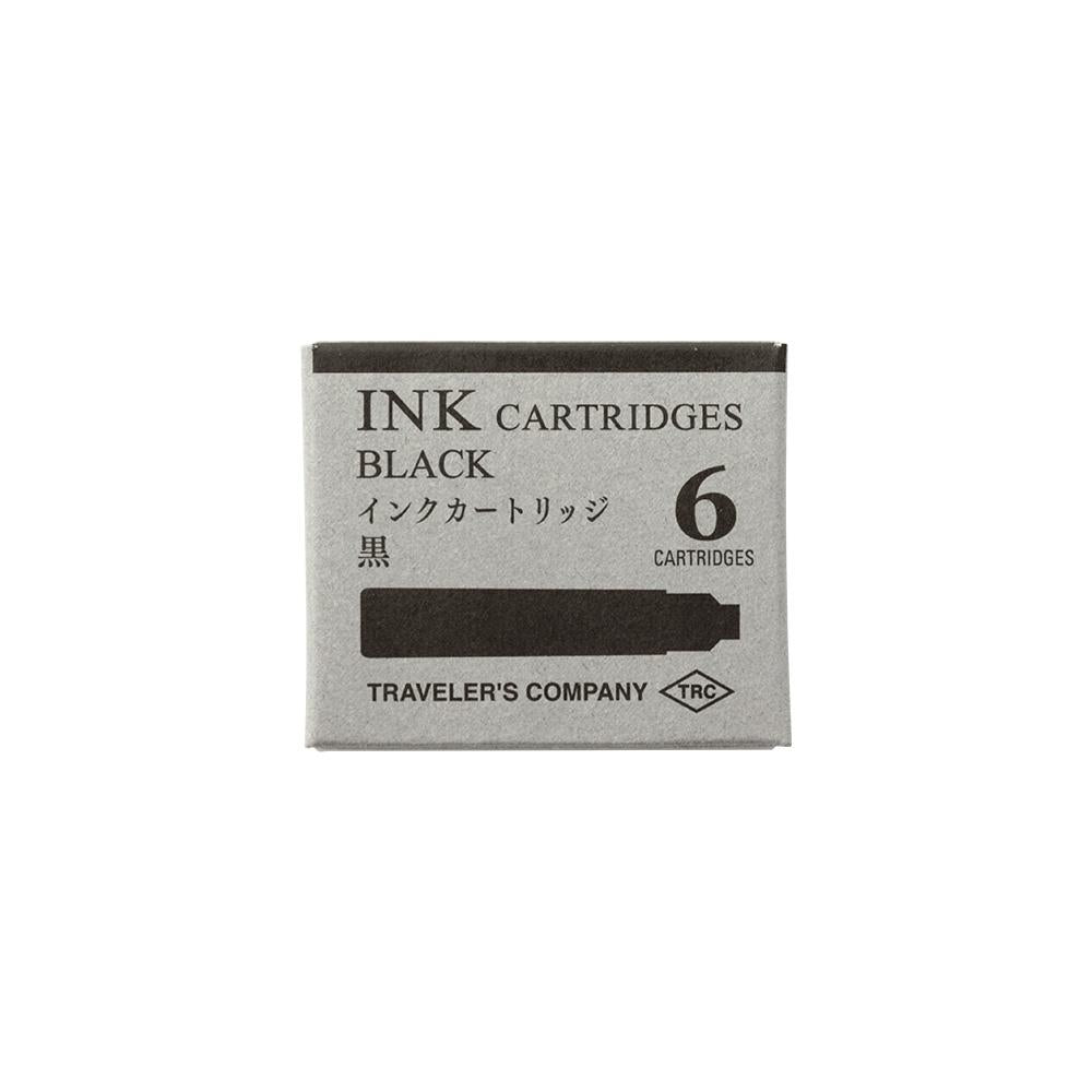 TRAVELER'S Company - Cartridge for Brass Fountain Pen (Black)-Inkt-DutchMills