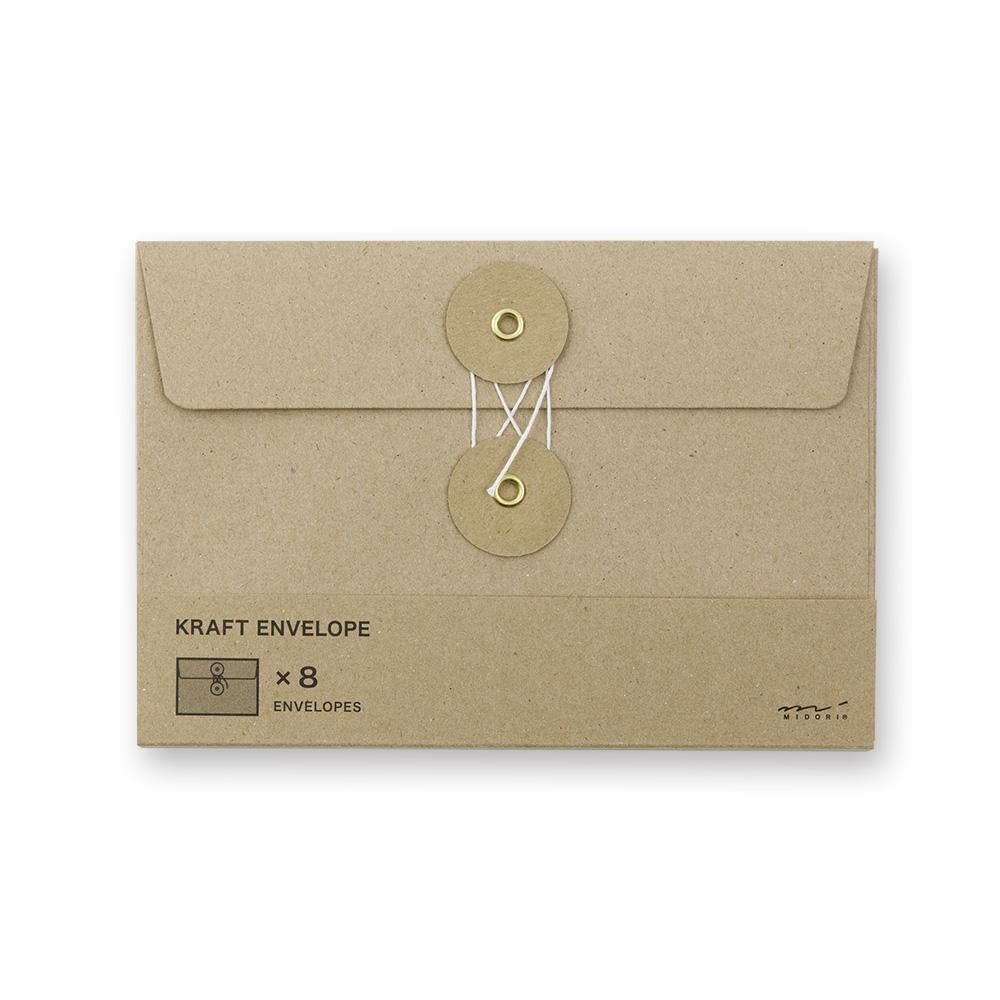 TRAVELER'S Company Kraft Envelope Medium - Grey-Envelop-DutchMills