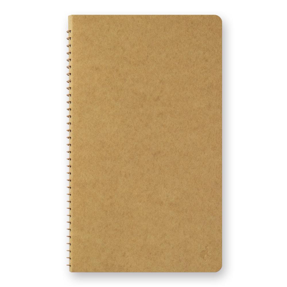 TRAVELER'S Company Spiral Ring - (A5 Slim) Blank DW Kraft Paper-Spiraalboek-DutchMills