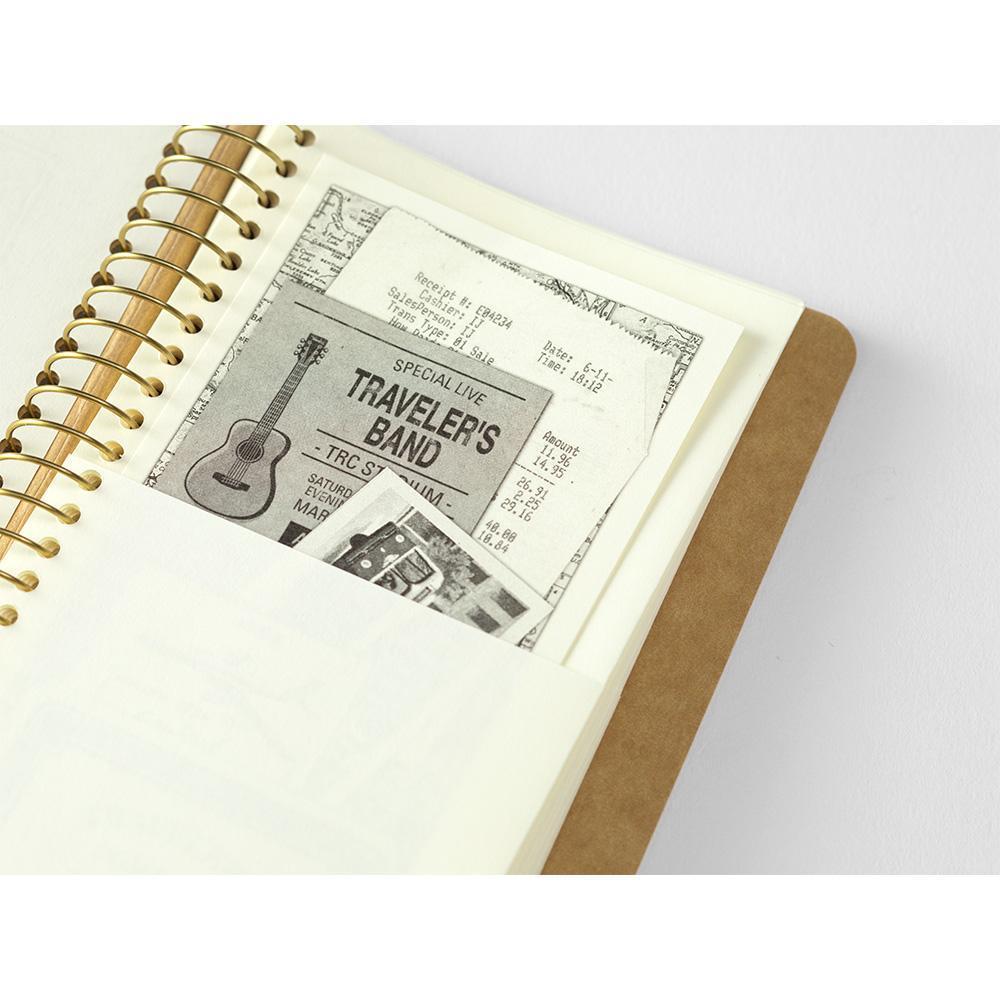 TRAVELER'S Company Spiral Ring - (A6 Slim) Paper Pocket-Spiraalboek-DutchMills