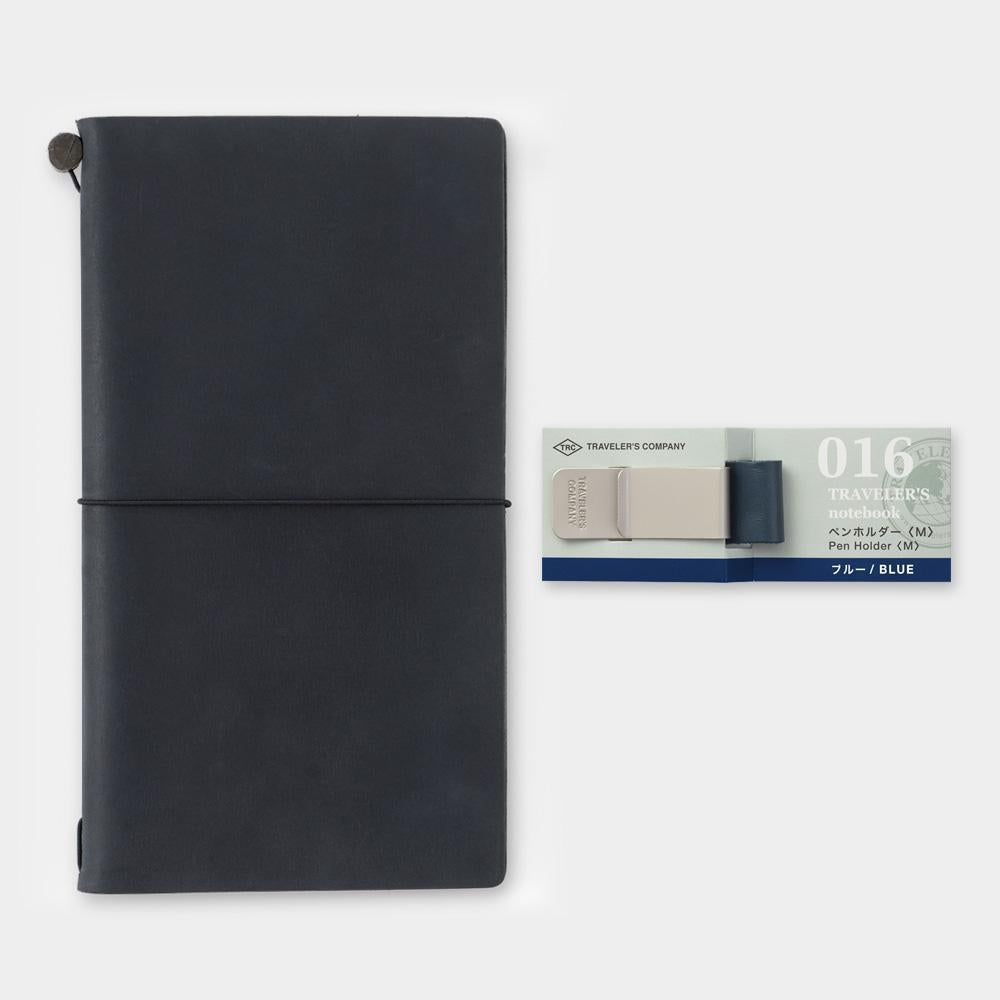 TRAVELER'S Company - 016 Pen Holder (M) Blue-Penholder-DutchMills