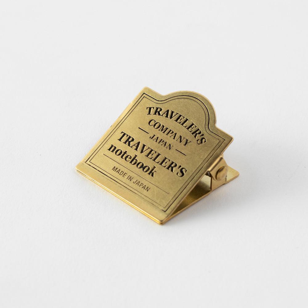 TRAVELER'S Company - 030 Brass Clip TRC Logo-Clip-DutchMills