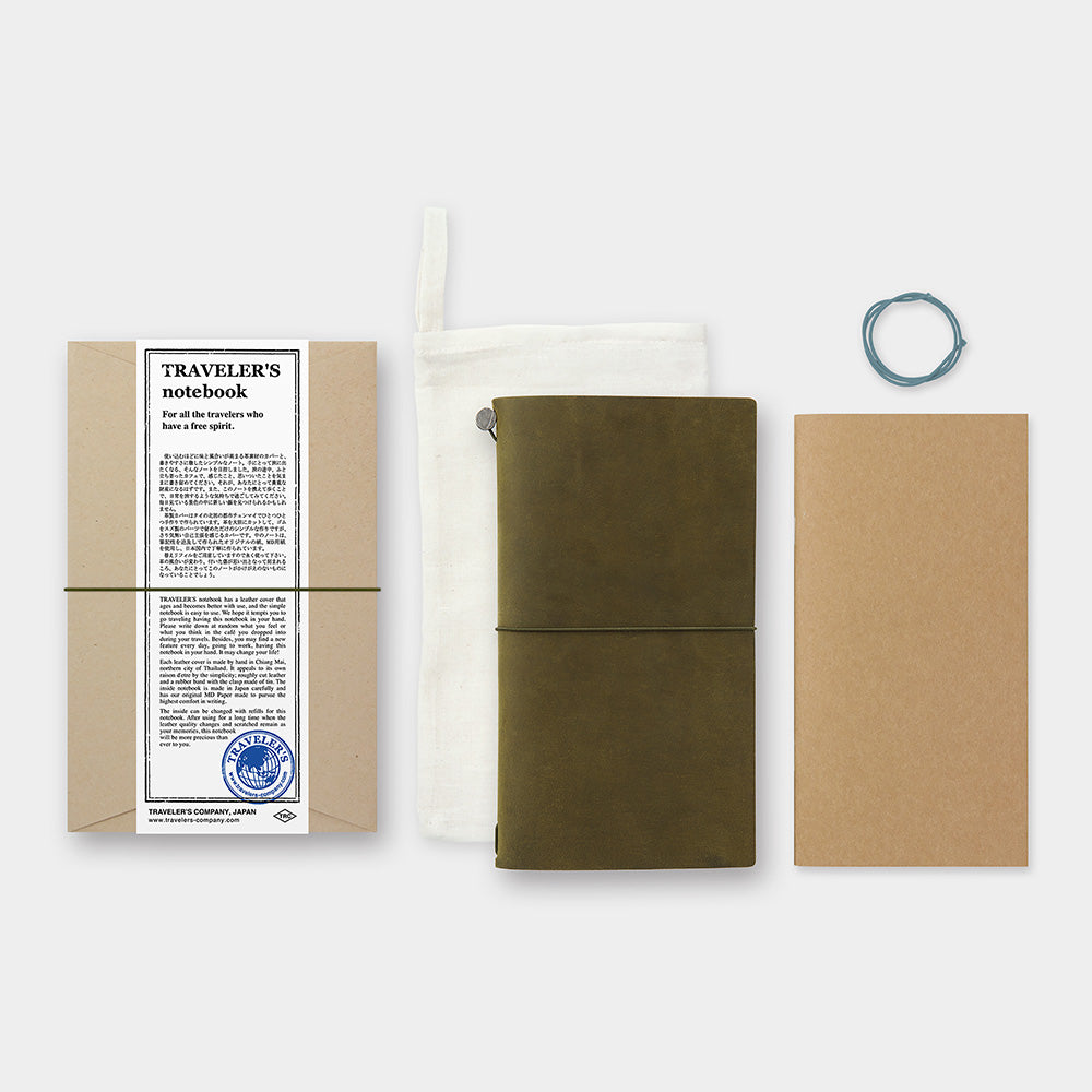 PRE-ORDER TRAVELER'S notebook - Olive-Notitieboek-DutchMills