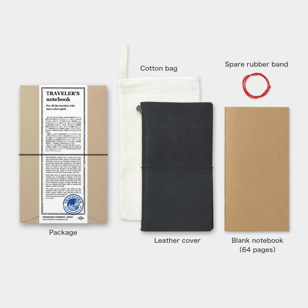 TRAVELER'S Notebook (Passport Size) - Black-Notitieboek-DutchMills