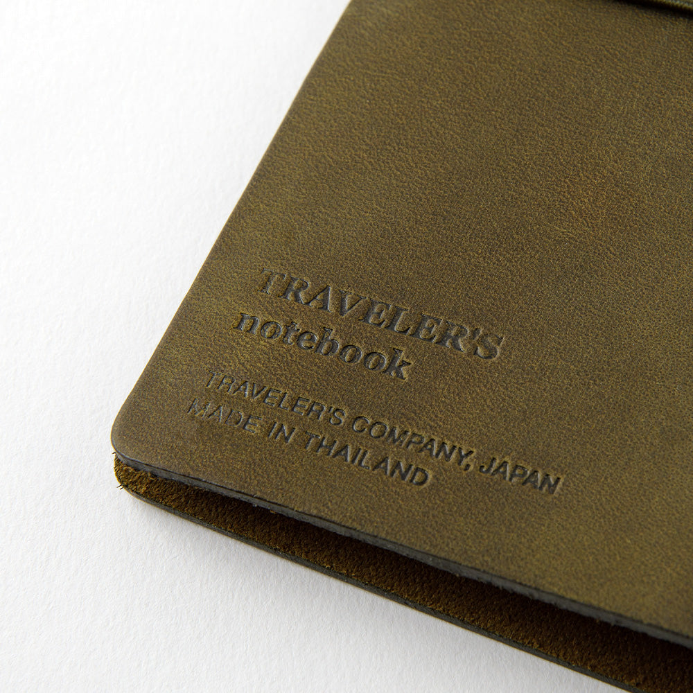 PRE-ORDER TRAVELER'S notebook - Passport Size - Olive-Notitieboek-DutchMills